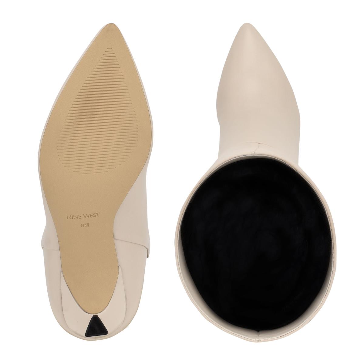 Bottes à Talons Nine West Eardy Femme Blanche | 4150LKYXC