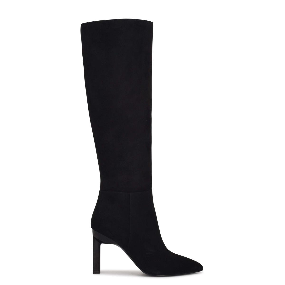 Bottes à Talons Nine West Eardy Femme Noir | 2063IQGPD