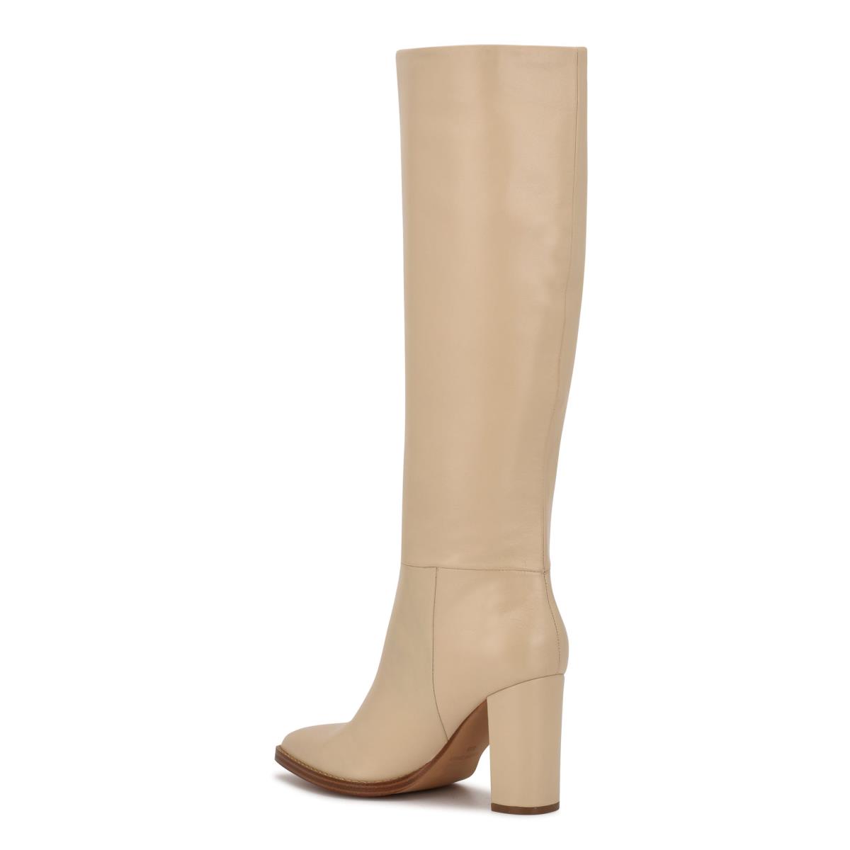 Bottes à Talons Nine West Hiya Femme Blanche | 3184QNDWK