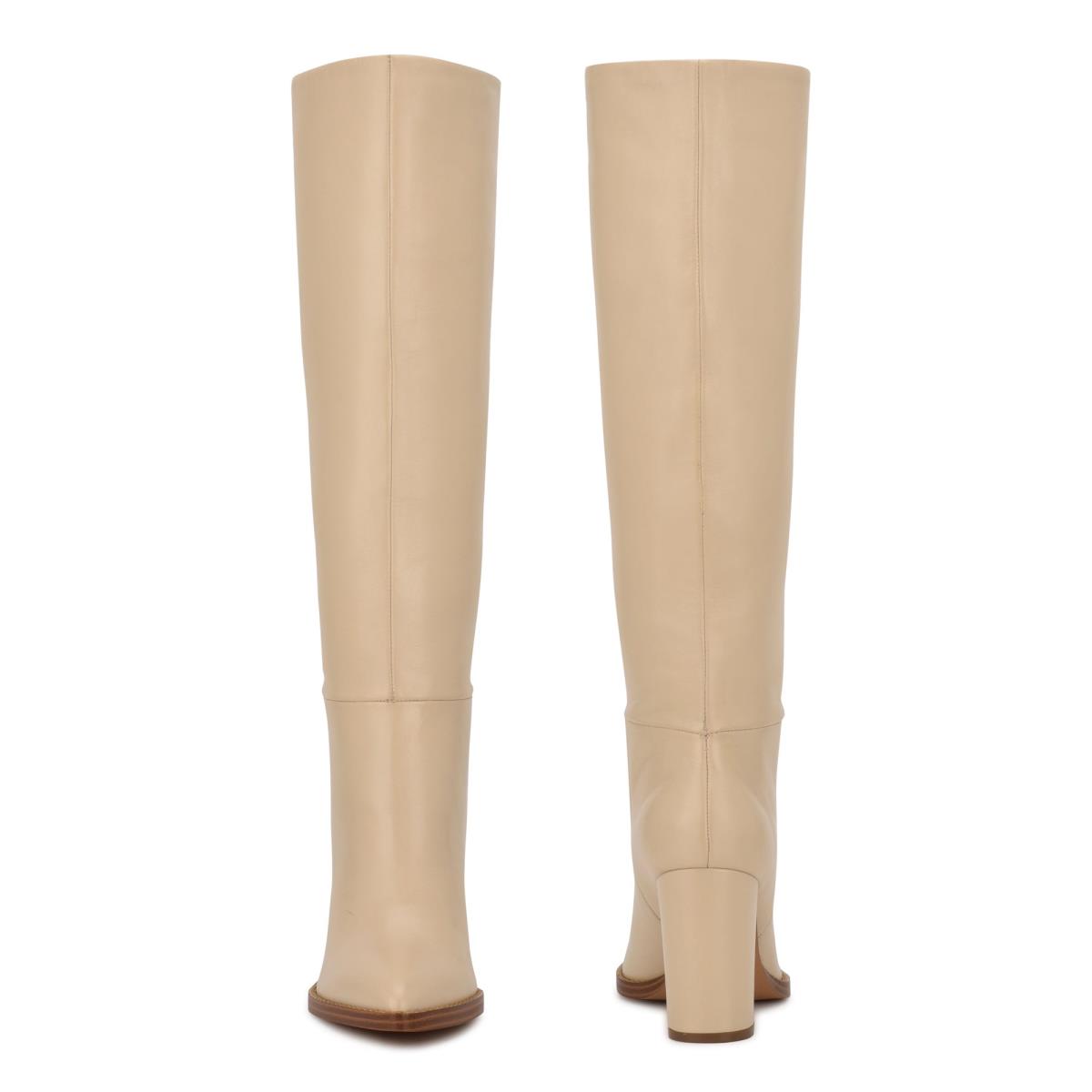 Bottes à Talons Nine West Hiya Femme Blanche | 3184QNDWK