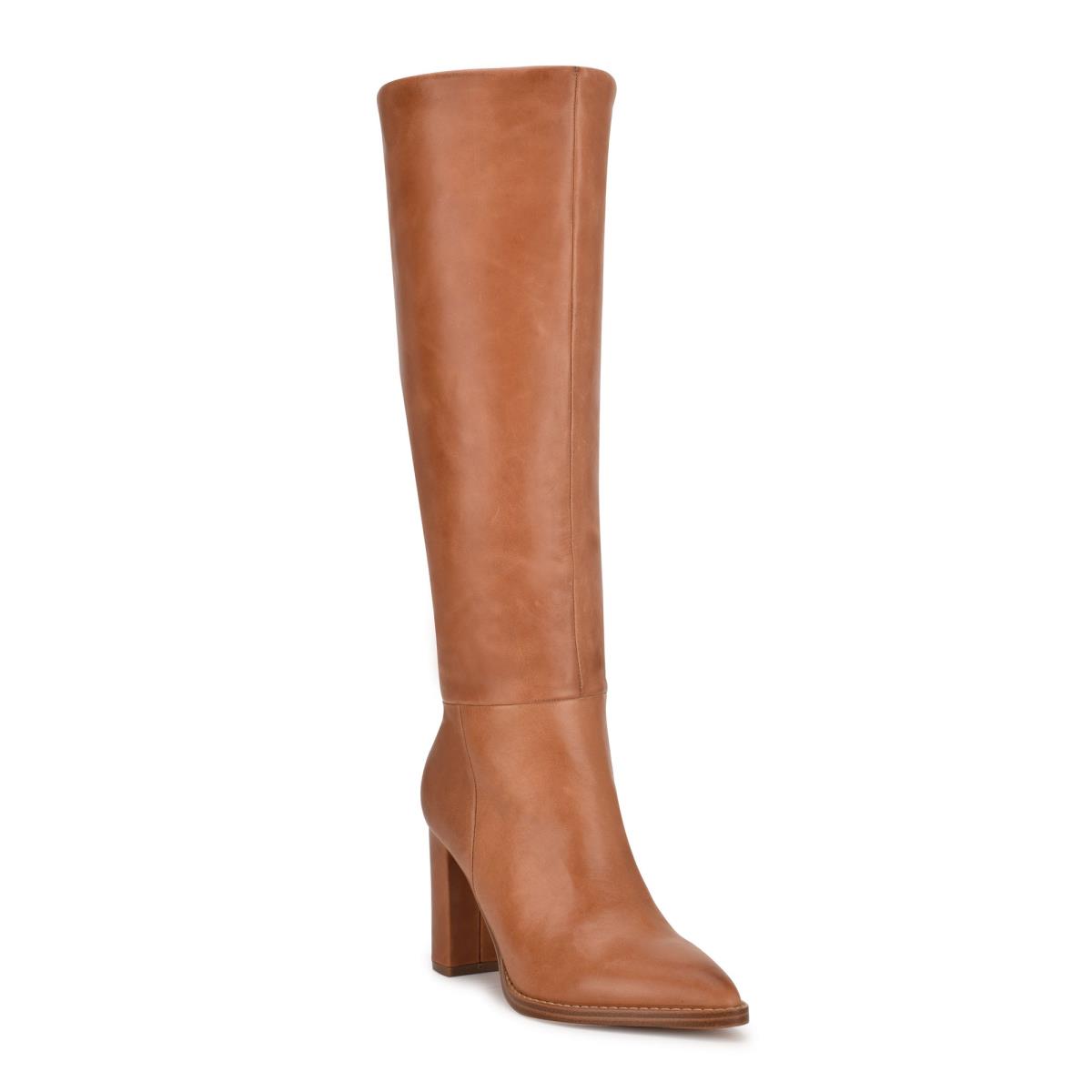 Bottes à Talons Nine West Hiya Femme Marron | 3476LMSYC