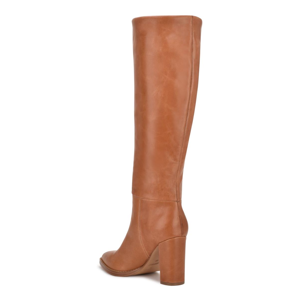 Bottes à Talons Nine West Hiya Femme Marron | 3476LMSYC