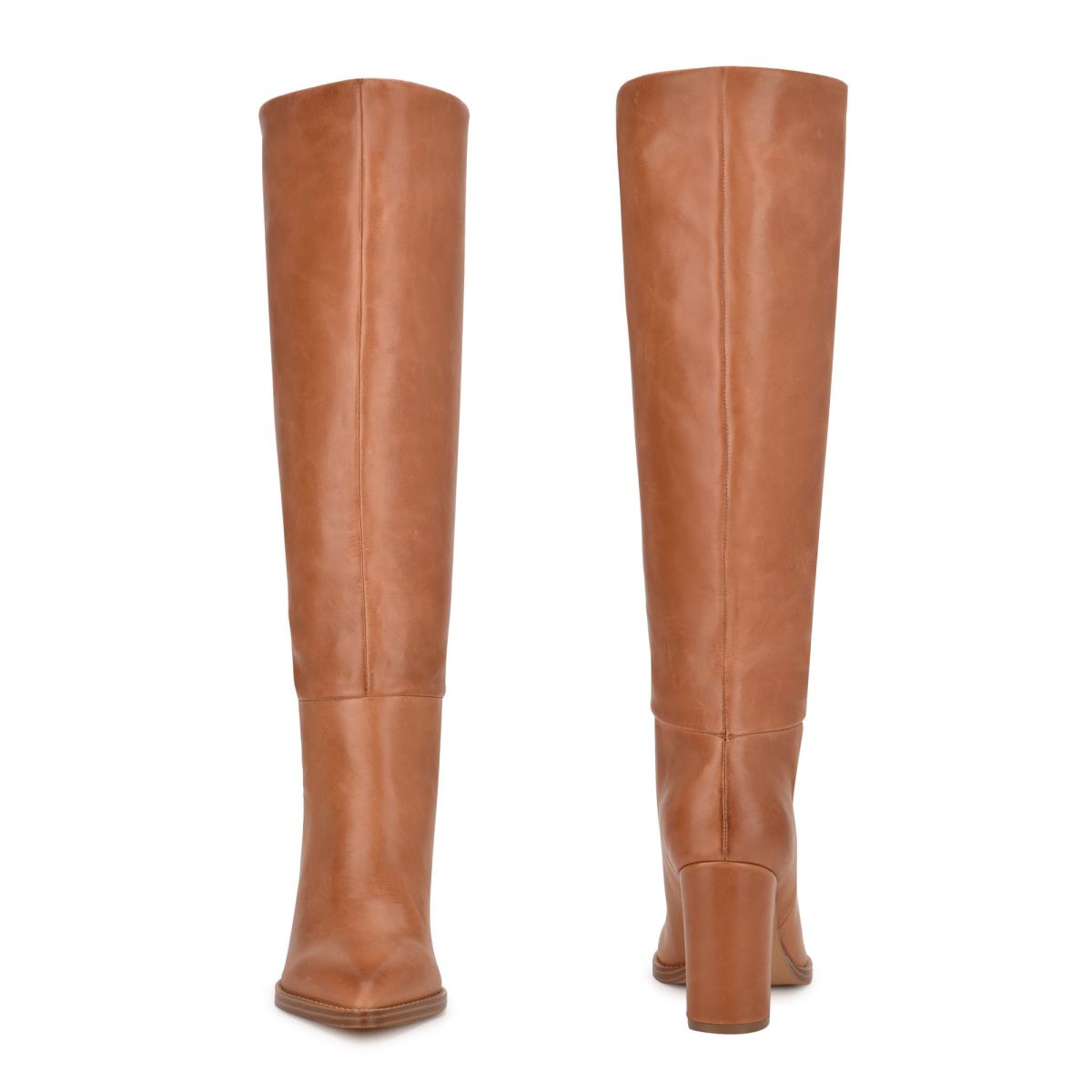 Bottes à Talons Nine West Hiya Femme Marron | 3476LMSYC