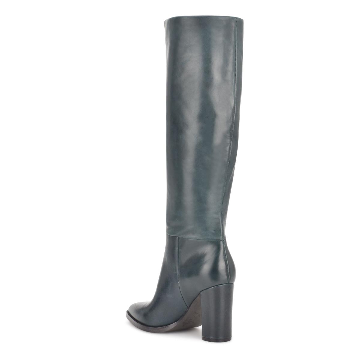 Bottes à Talons Nine West Hiya Femme Obsidienne | 4915UYOQE