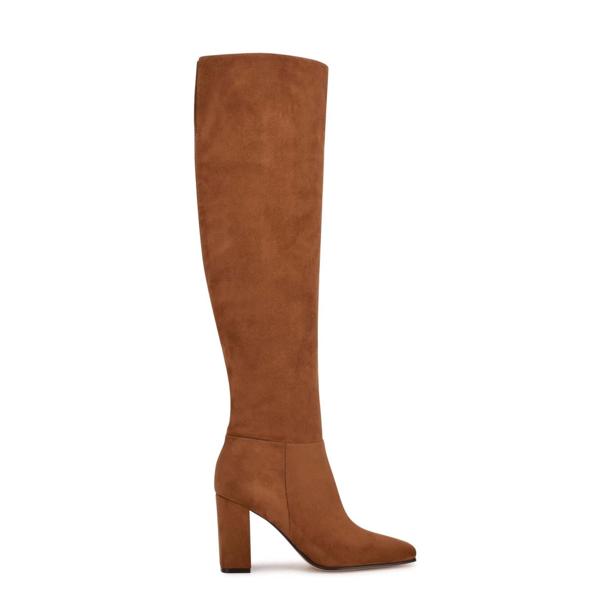 Bottes à Talons Nine West Kalida Femme Marron | 3129RBMFA