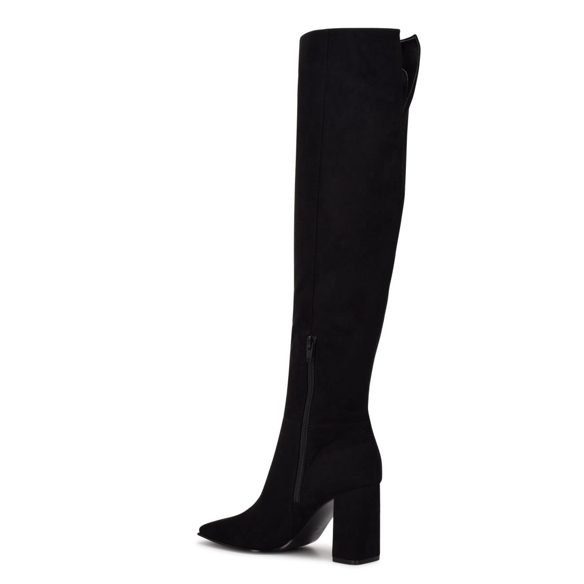 Bottes à Talons Nine West Kalida Femme Noir | 5647LBCAW