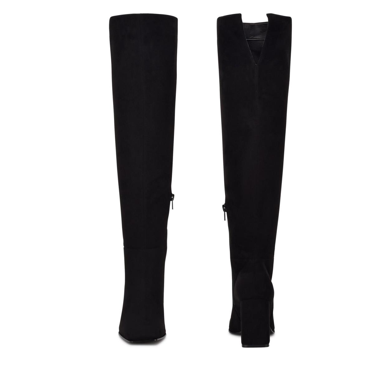 Bottes à Talons Nine West Kalida Femme Noir | 5647LBCAW