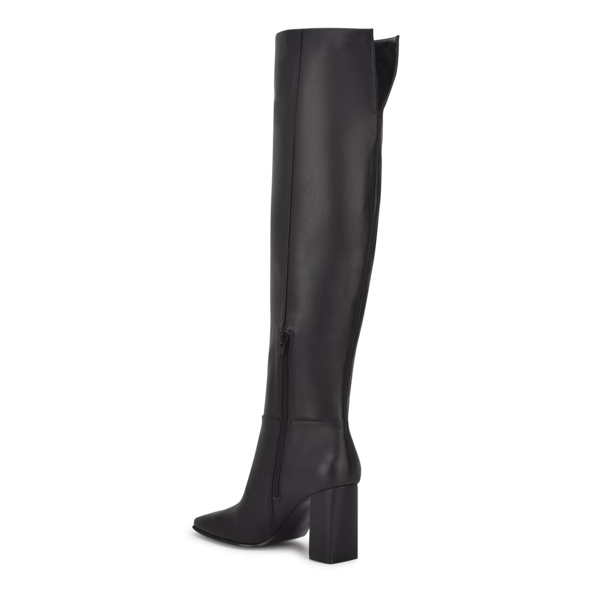 Bottes à Talons Nine West Kalida Femme Noir | 5671VWTZI