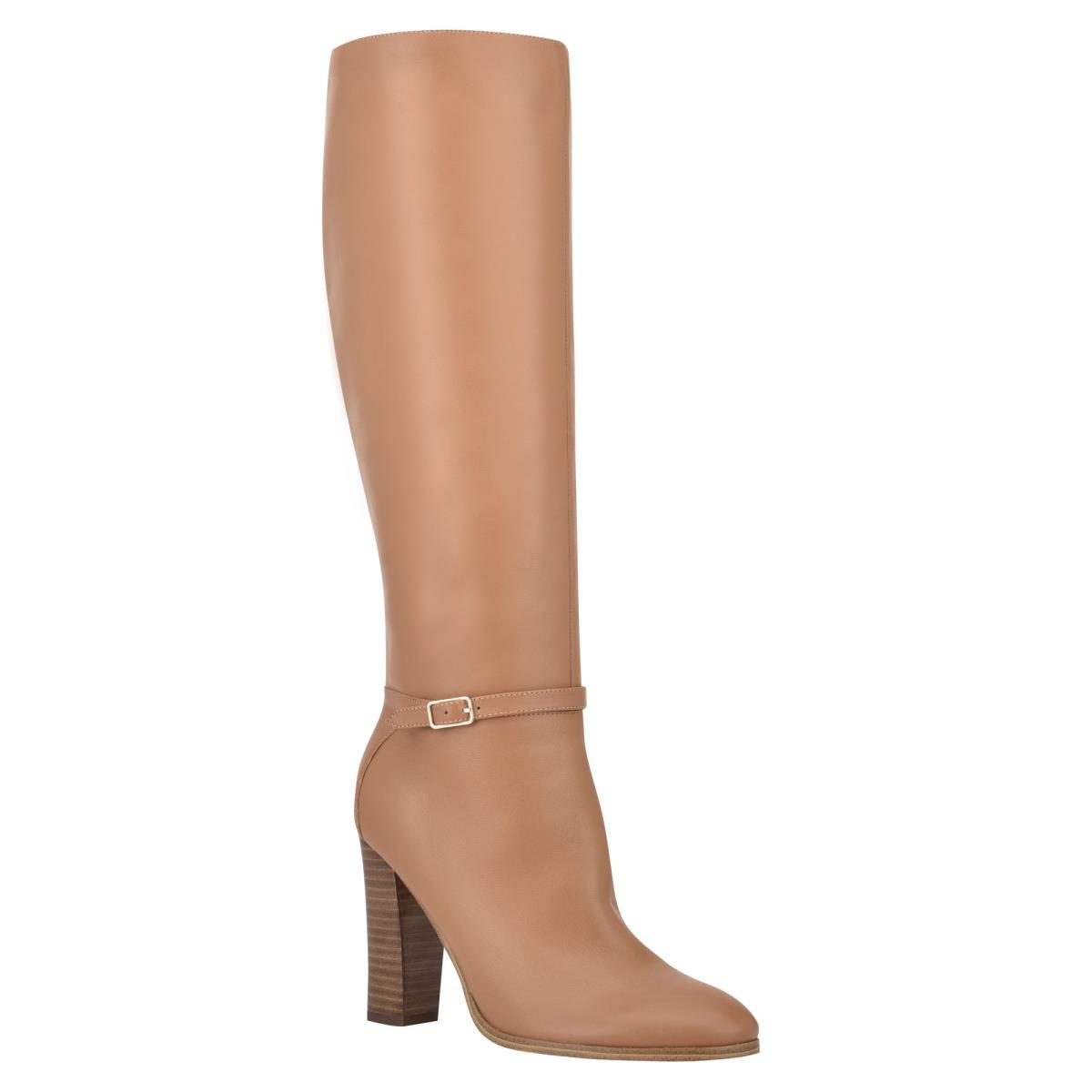 Bottes à Talons Nine West Kimy Femme Beige | 1420LVERX