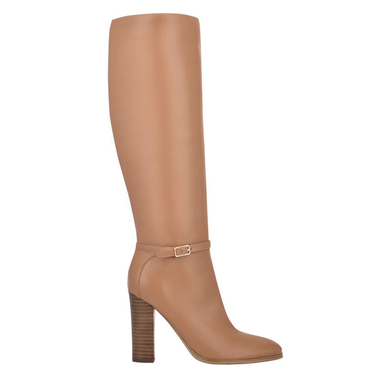 Bottes à Talons Nine West Kimy Femme Beige | 1420LVERX