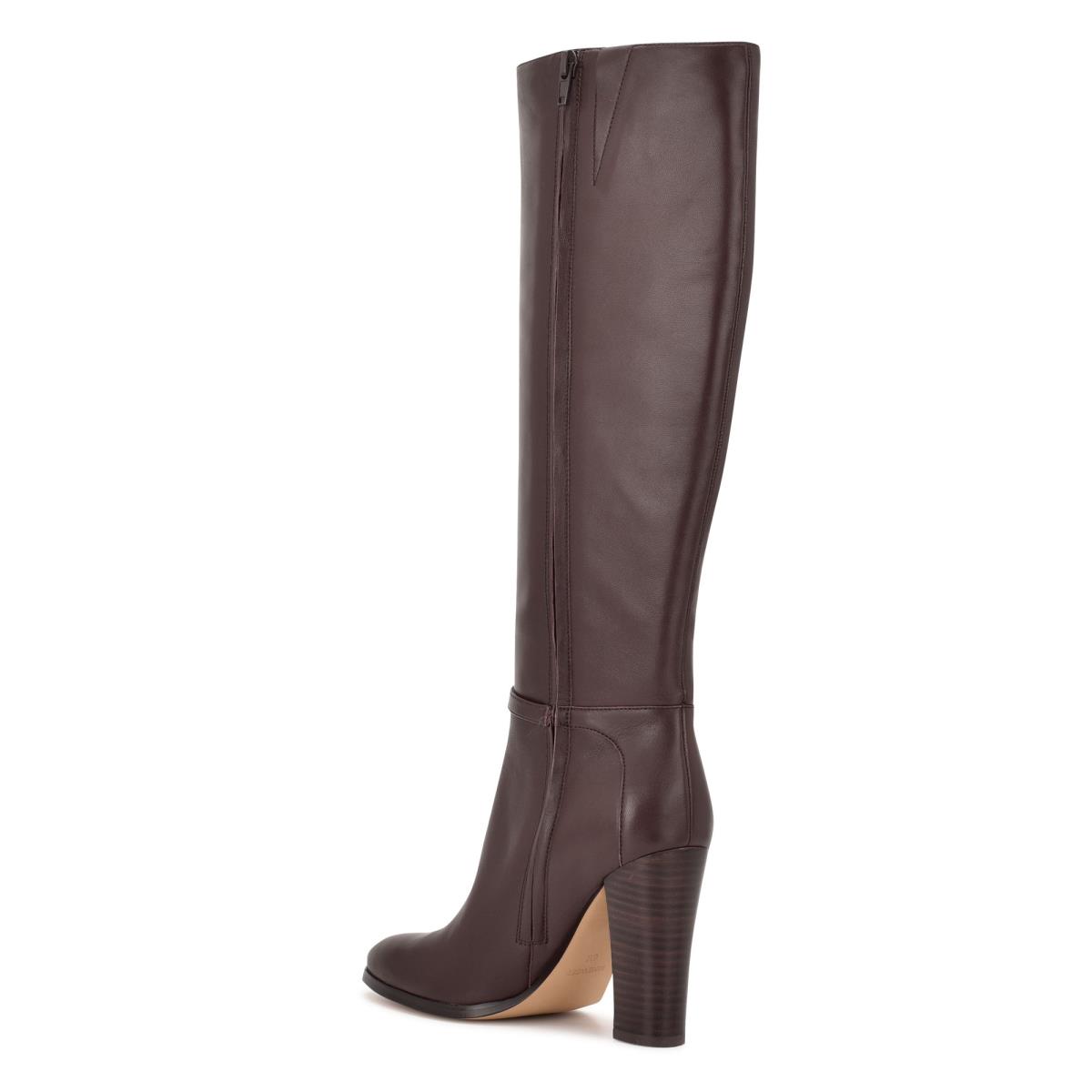 Bottes à Talons Nine West Kimy Femme Marron | 4109GWOJD