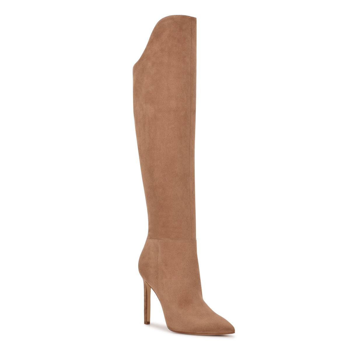 Bottes à Talons Nine West Teleena Femme Marron | 1365BZDSM