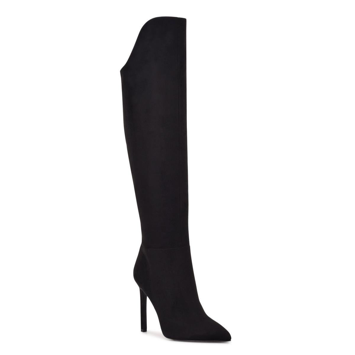 Bottes à Talons Nine West Teleena Femme Noir | 3105SCDBZ