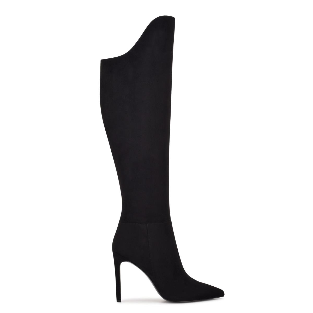 Bottes à Talons Nine West Teleena Femme Noir | 3105SCDBZ