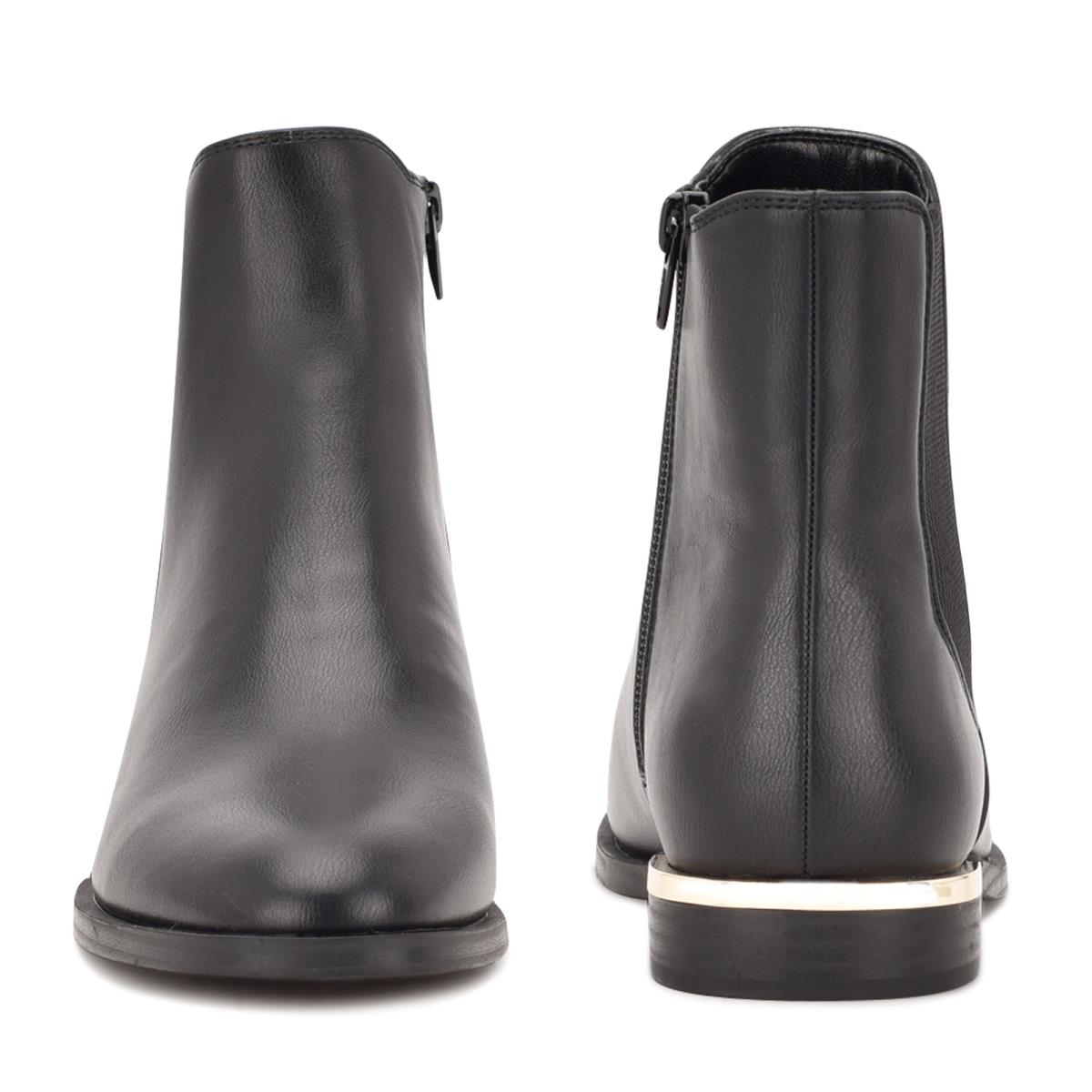 Bottines Nine West Agate Chelsea Femme Noir | 3104KCWNM