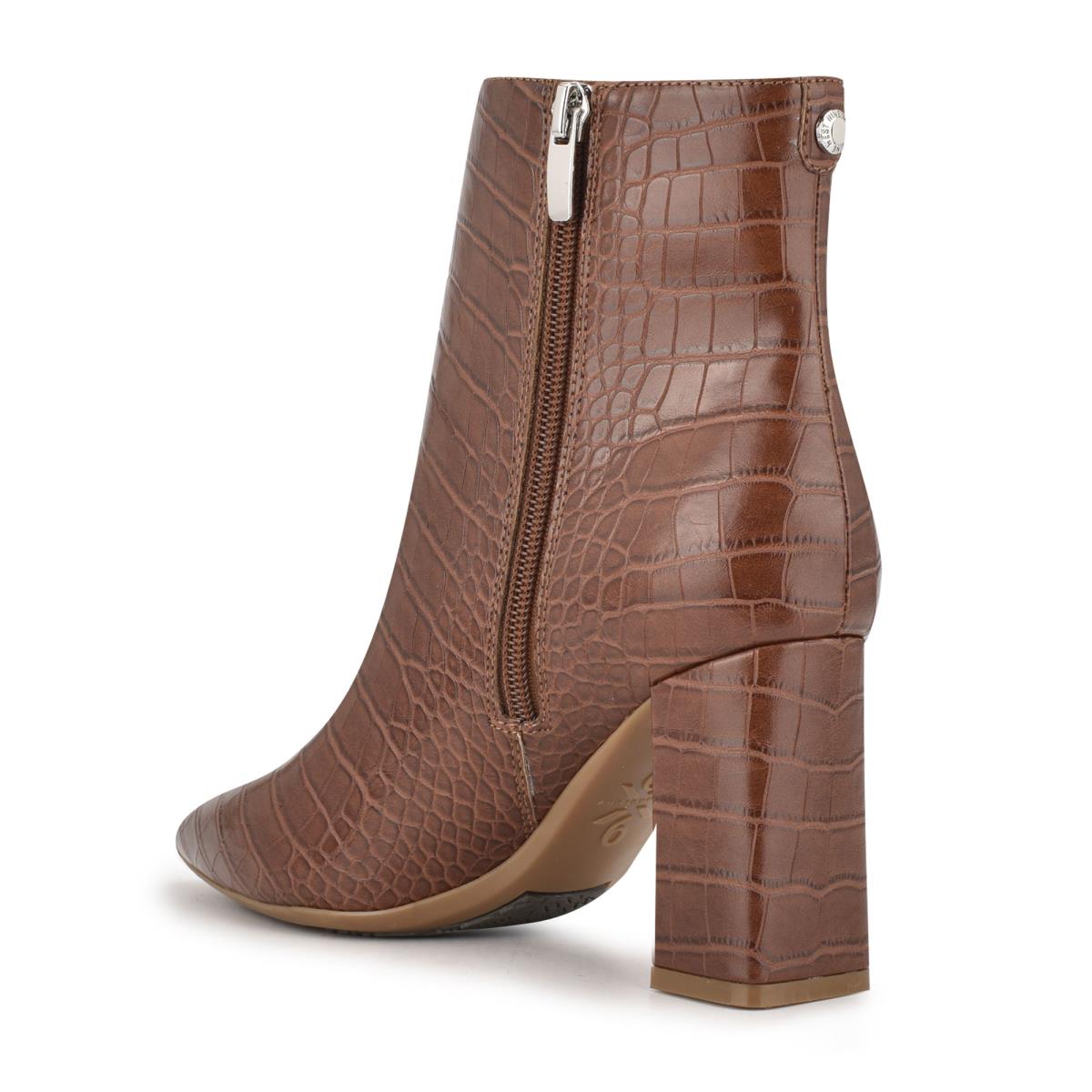 Bottines Nine West Cacey 9x9 Talons Femme Marron | 7816LGDNY