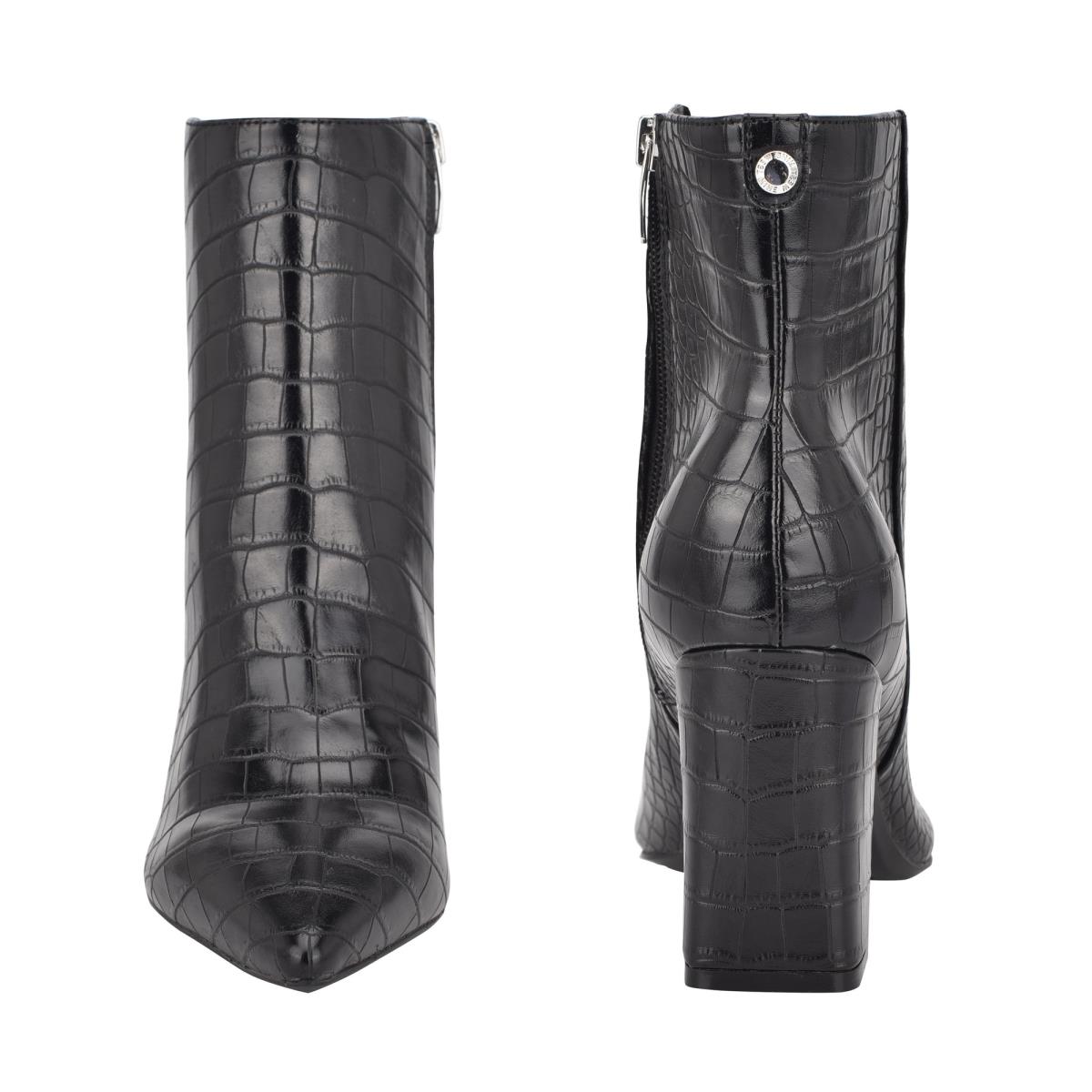 Bottines Nine West Cacey 9x9 Talons Femme Noir | 9528QYRPN