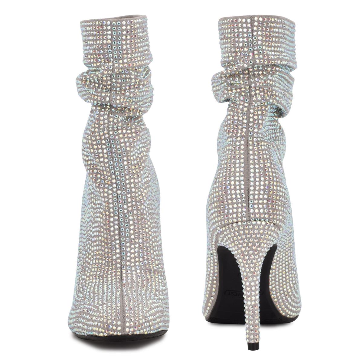 Bottines Nine West Dazzle Robe Femme Grise | 7531VJBNY