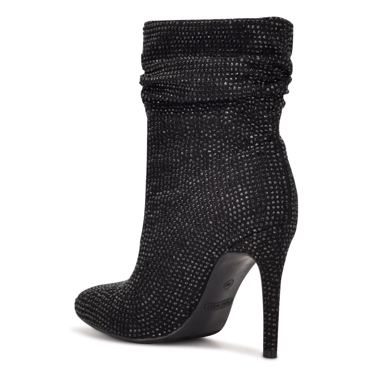 Bottines Nine West Dazzle Robe Femme Noir | 4972YRWTS