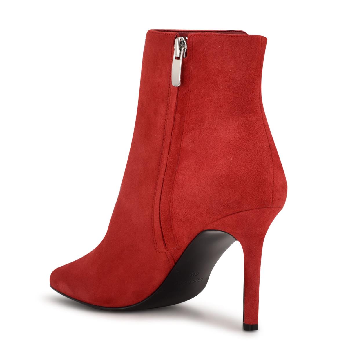 Bottines Nine West Fast Robe Femme Rouge | 2859WMELC