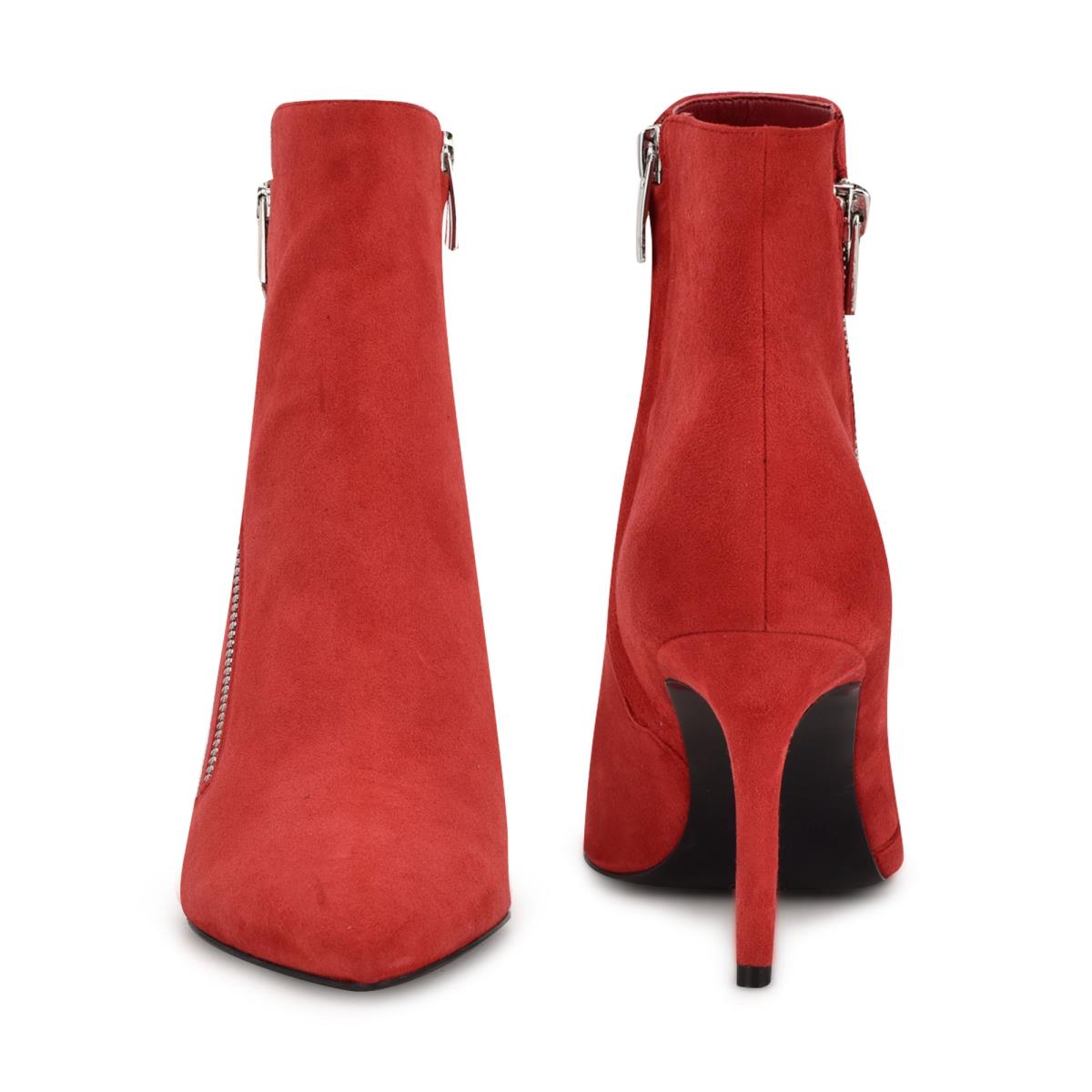 Bottines Nine West Fast Robe Femme Rouge | 2859WMELC