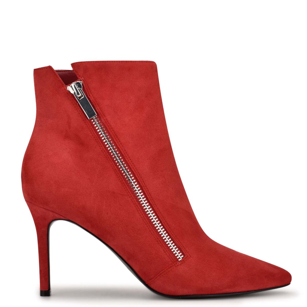 Bottines Nine West Fast Robe Femme Rouge | 2859WMELC