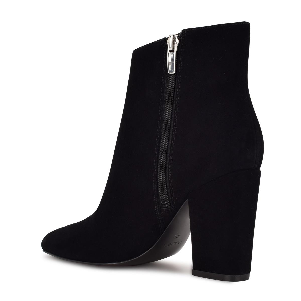 Bottines Nine West Glorya Talons Femme Noir | 8031MSGXZ