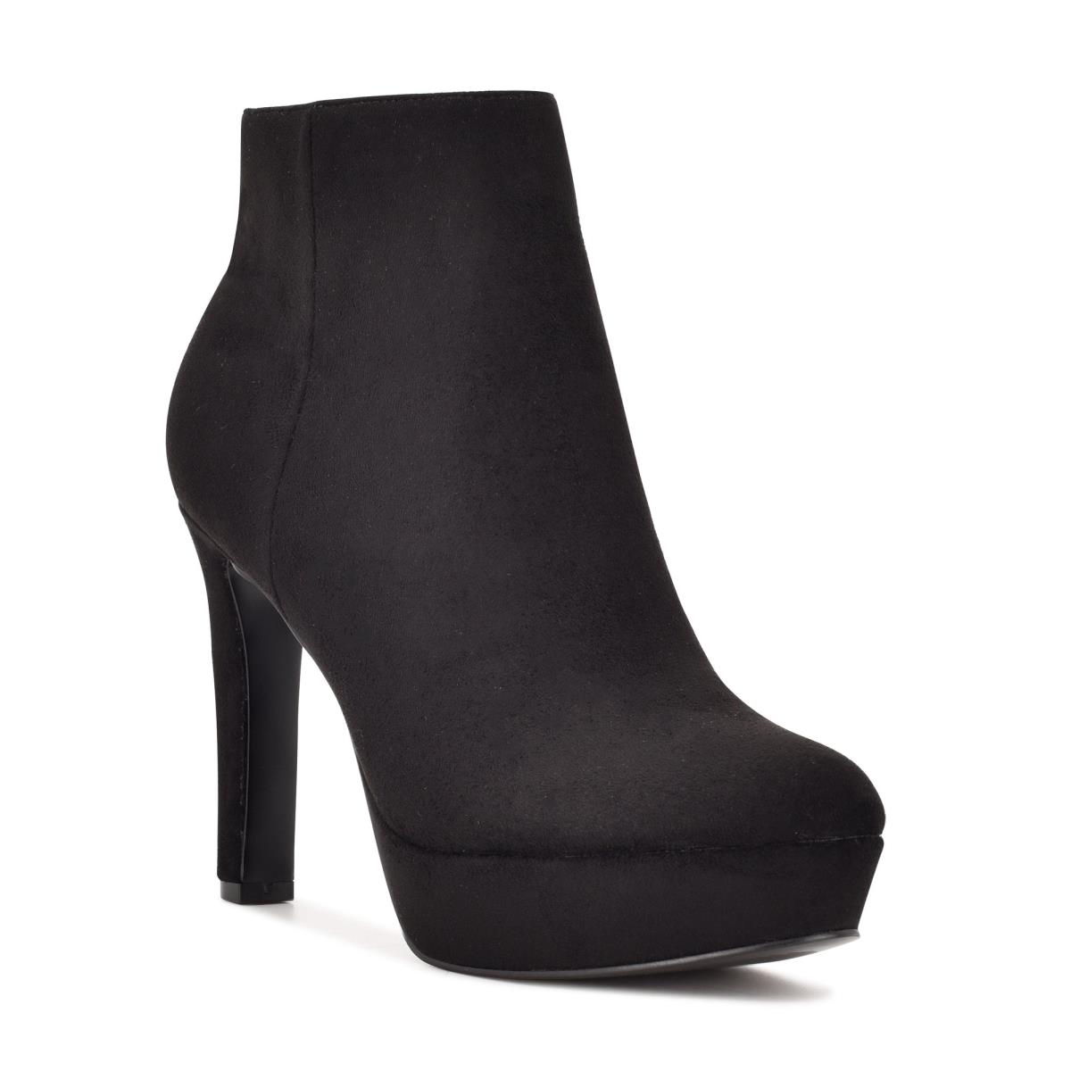 Bottines Nine West Glowup Plateforme Femme Noir | 0378DJNKE