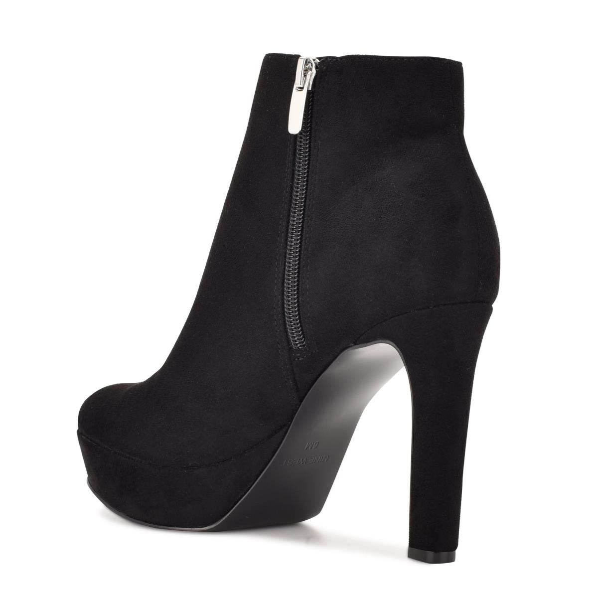 Bottines Nine West Glowup Plateforme Femme Noir | 0378DJNKE