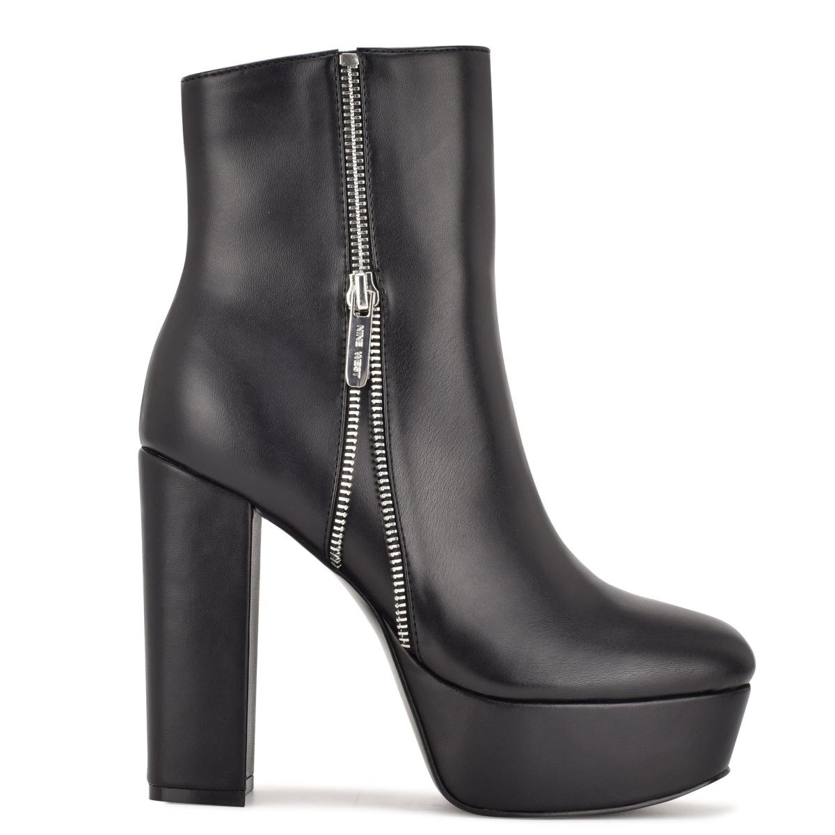 Bottines Nine West Kerri Plateforme Femme Noir | 2713FHTUB