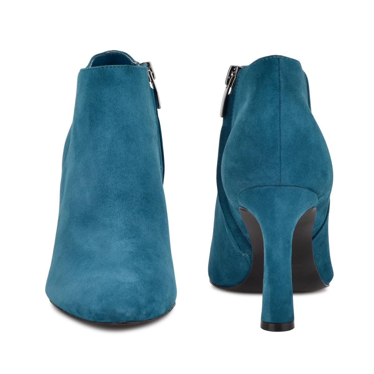 Bottines Nine West Raze Robe Femme Turquoise | 9176RXCLJ