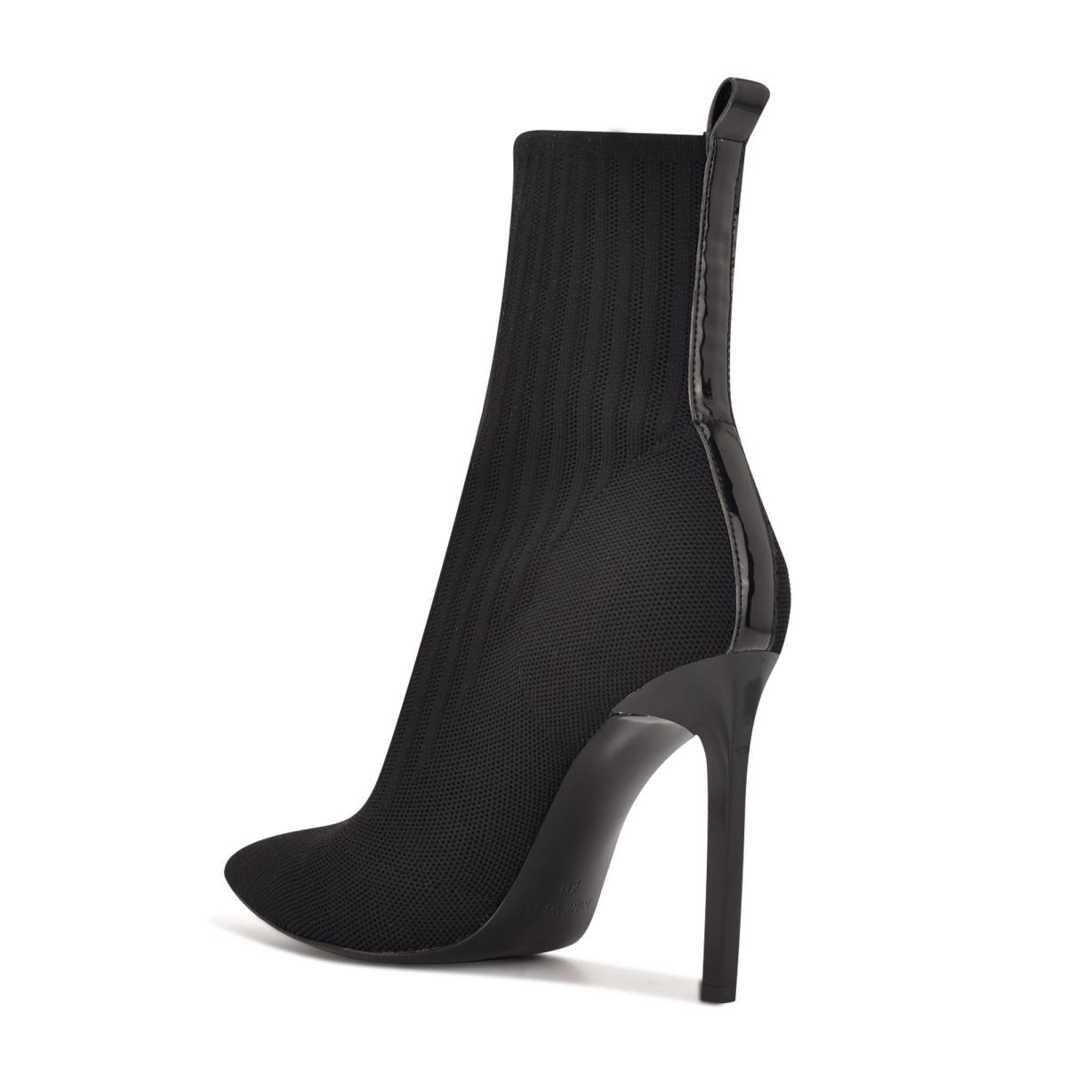 Bottines Nine West Teoy Robe Femme Noir | 9245IXUCV