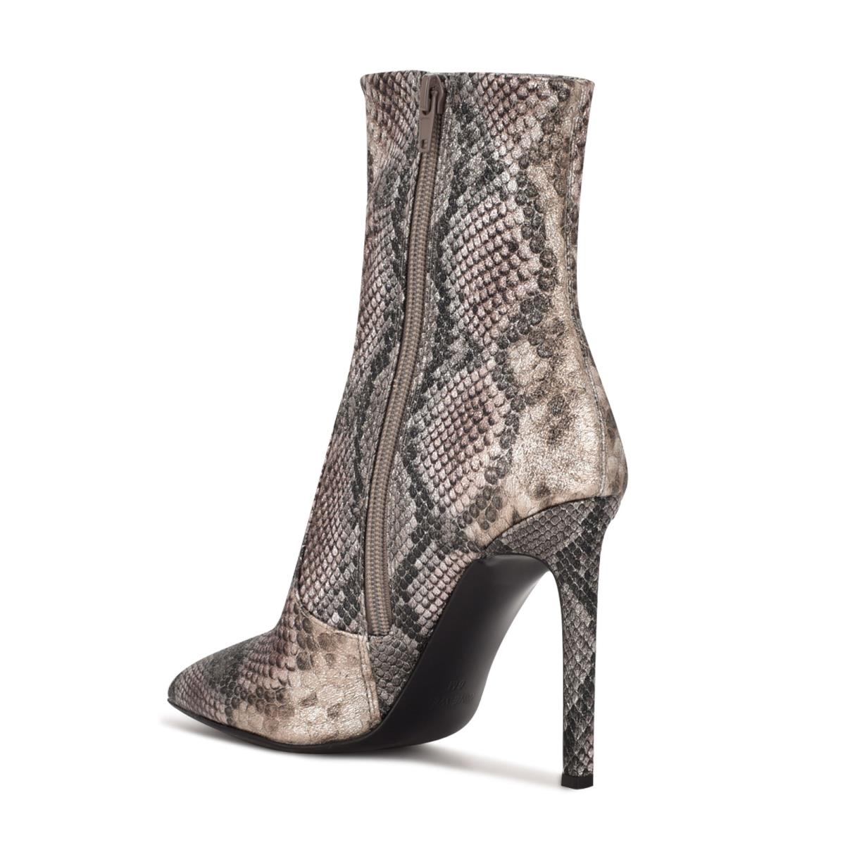 Bottines Nine West Teoy Robe Femme Serpent | 3418DKRUN