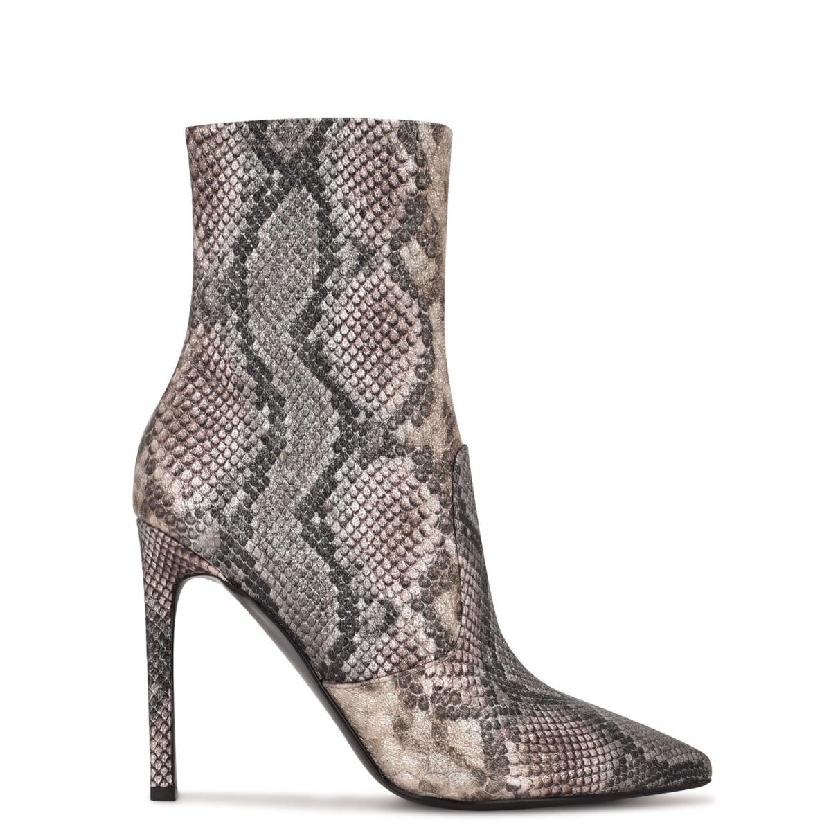 Bottines Nine West Teoy Robe Femme Serpent | 3418DKRUN