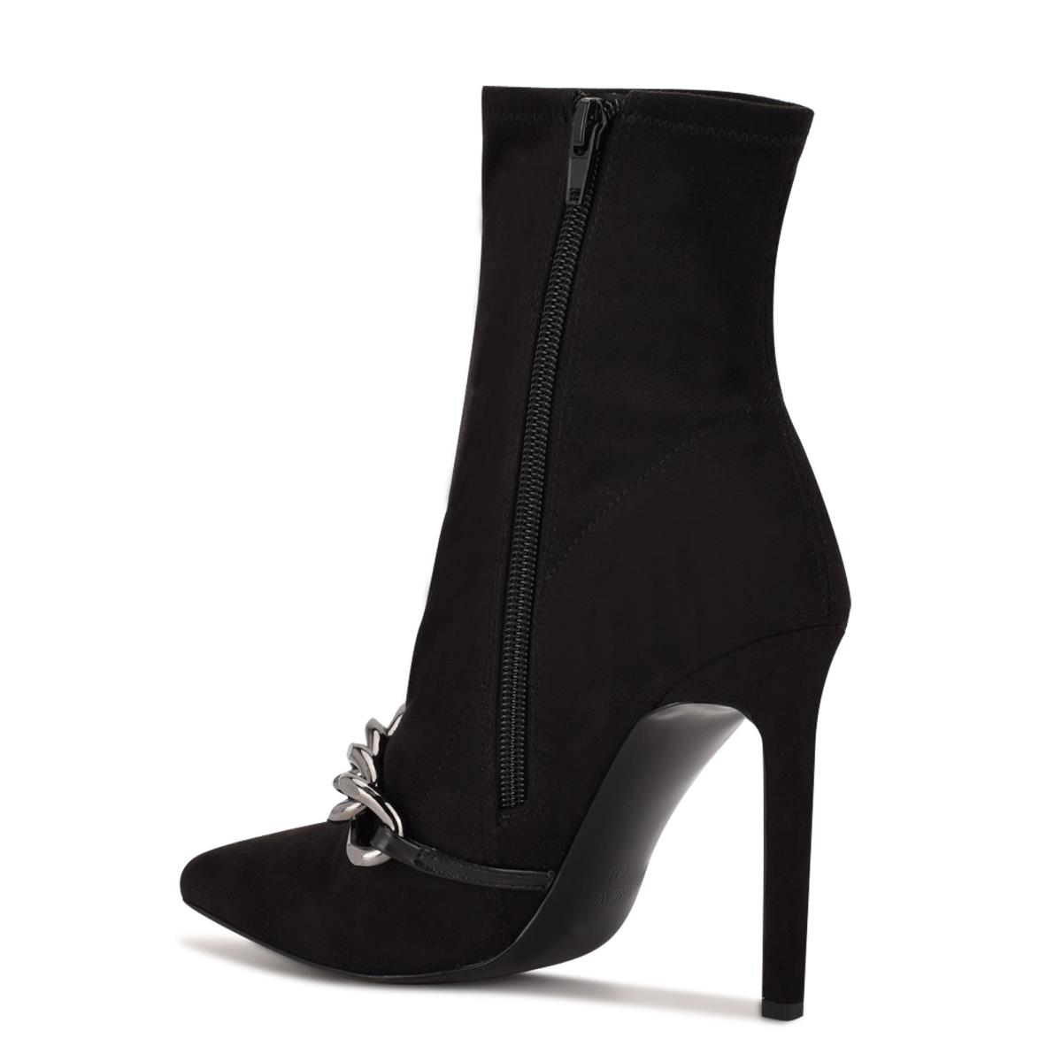 Bottines Nine West Timbaa Robe Bootie Femme Noir | 0826GZVOM