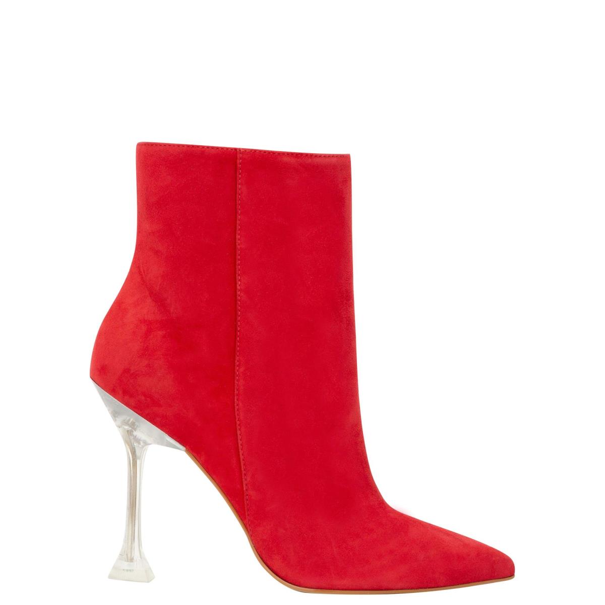 Bottines Nine West Tonight Robe Femme Rouge | 8261DORNQ