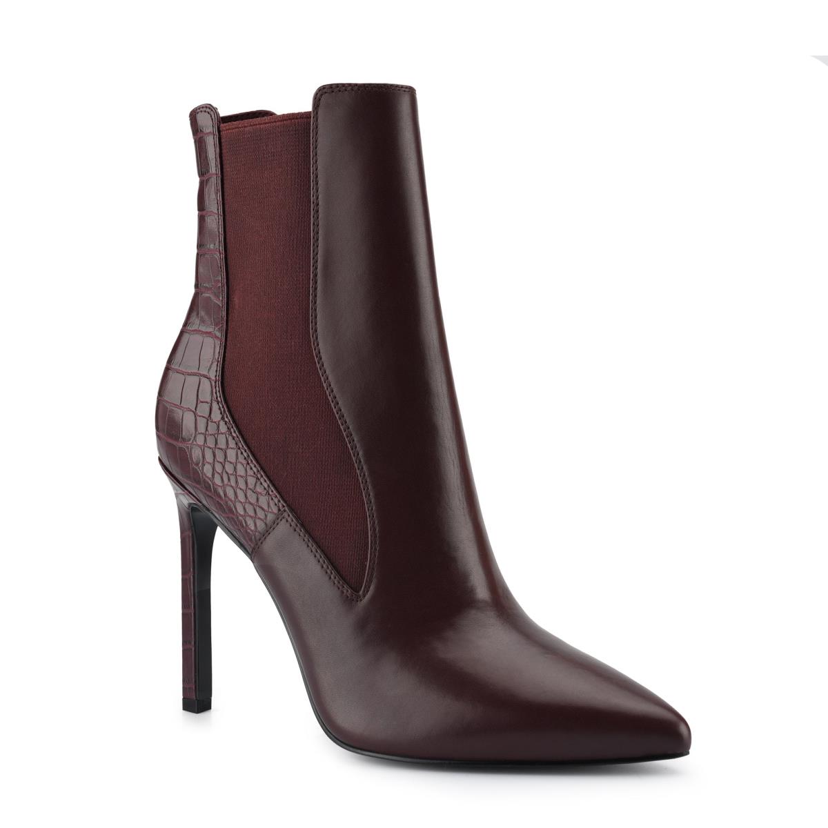 Bottines Nine West Topit Robe Femme Marron | 6721KWHAY