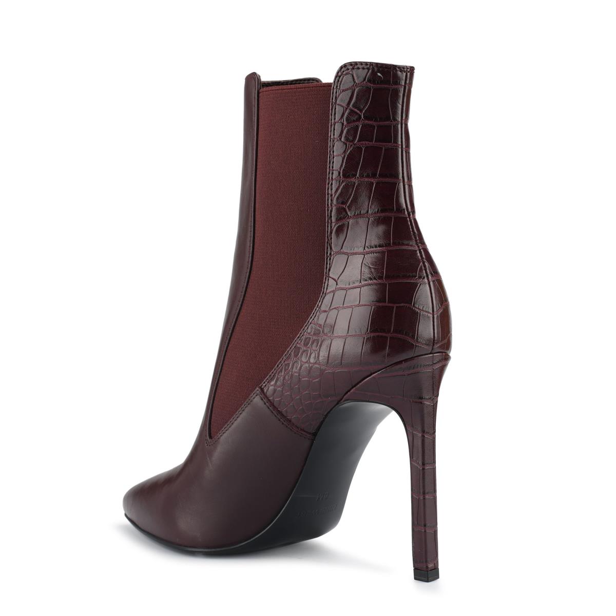 Bottines Nine West Topit Robe Femme Marron | 6721KWHAY