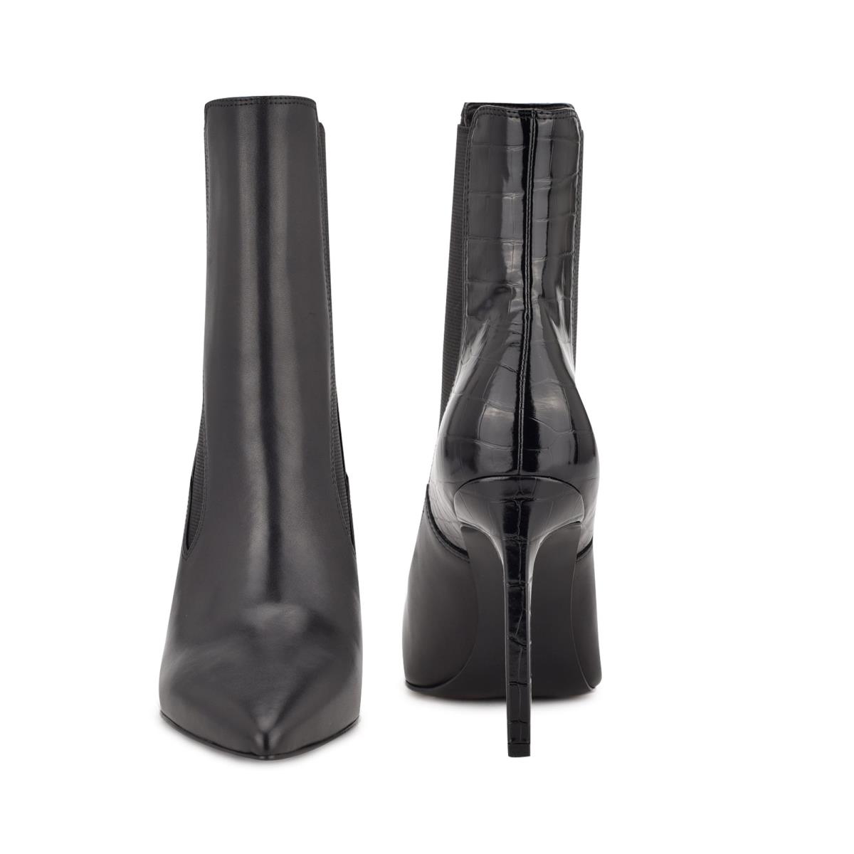 Bottines Nine West Topit Robe Femme Noir | 7498OJFMB