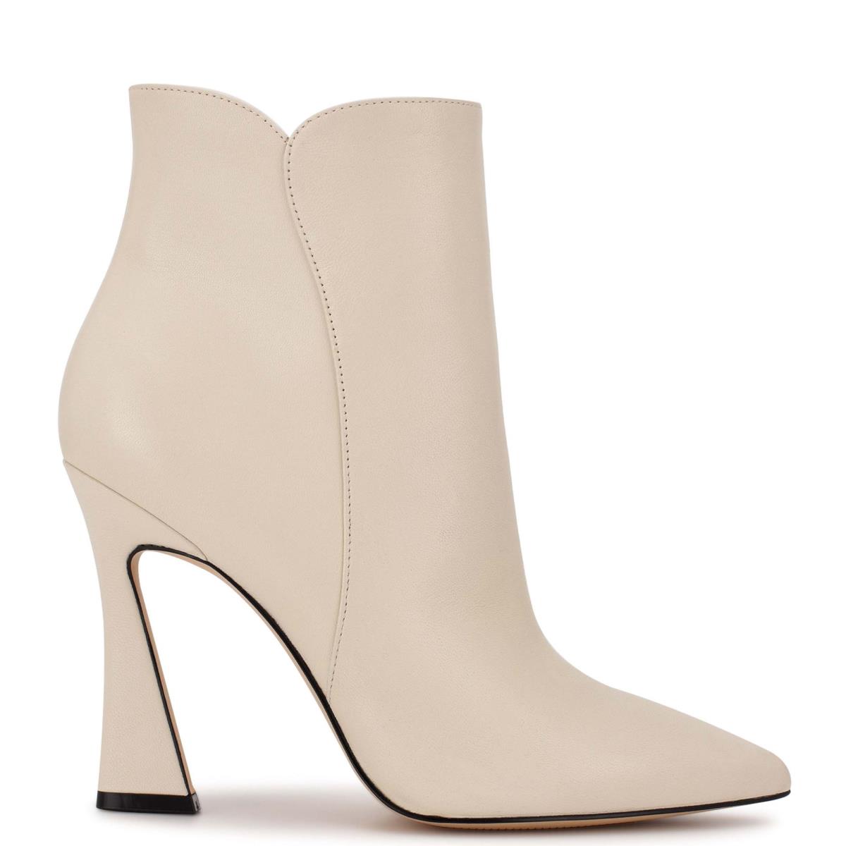 Bottines Nine West Torrie Robe Femme Blanche | 0542UOMHA