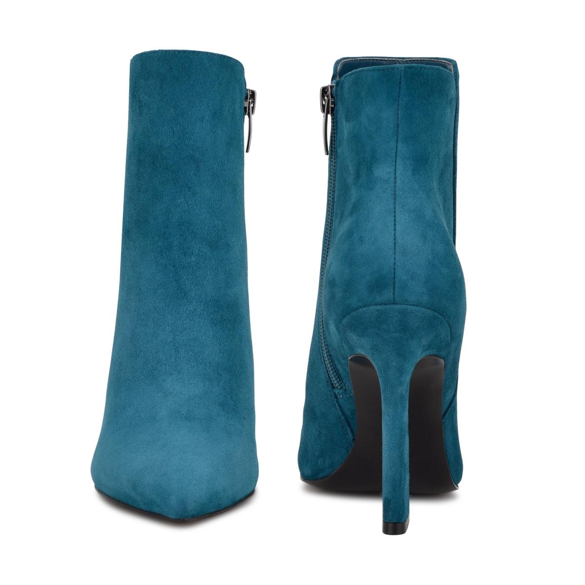 Bottines Nine West Torrie Robe Femme Turquoise | 0691WJLVG