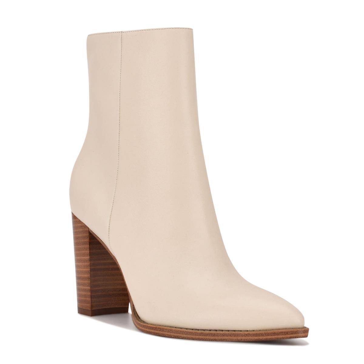 Bottines Nine West Tryme 9x9 Talons Femme Blanche | 8547ZMUJD