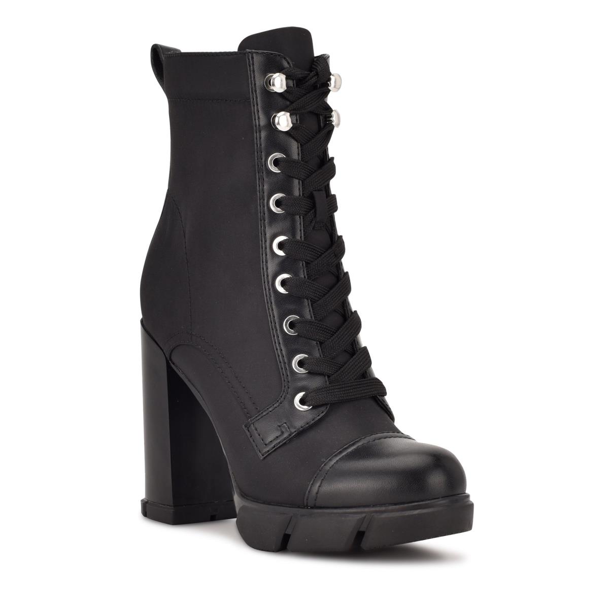 Bottines Nine West Vega Talons Femme Noir | 7602YAFJS