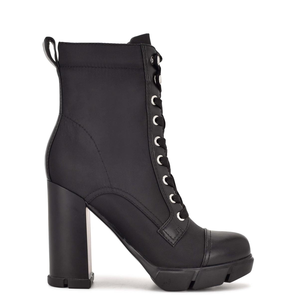 Bottines Nine West Vega Talons Femme Noir | 7602YAFJS