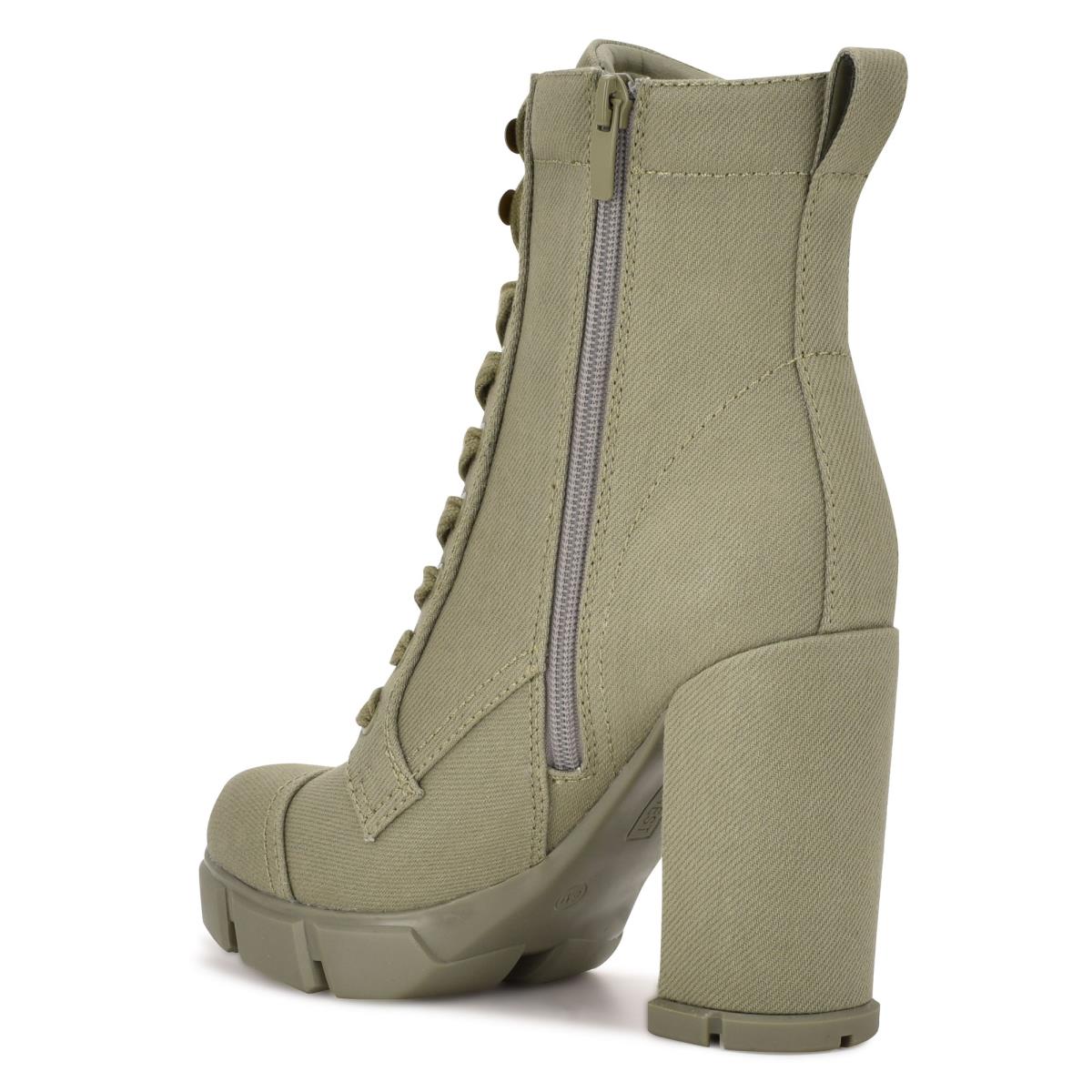 Bottines Nine West Vega Talons Femme Vert Olive | 1508EDCBJ