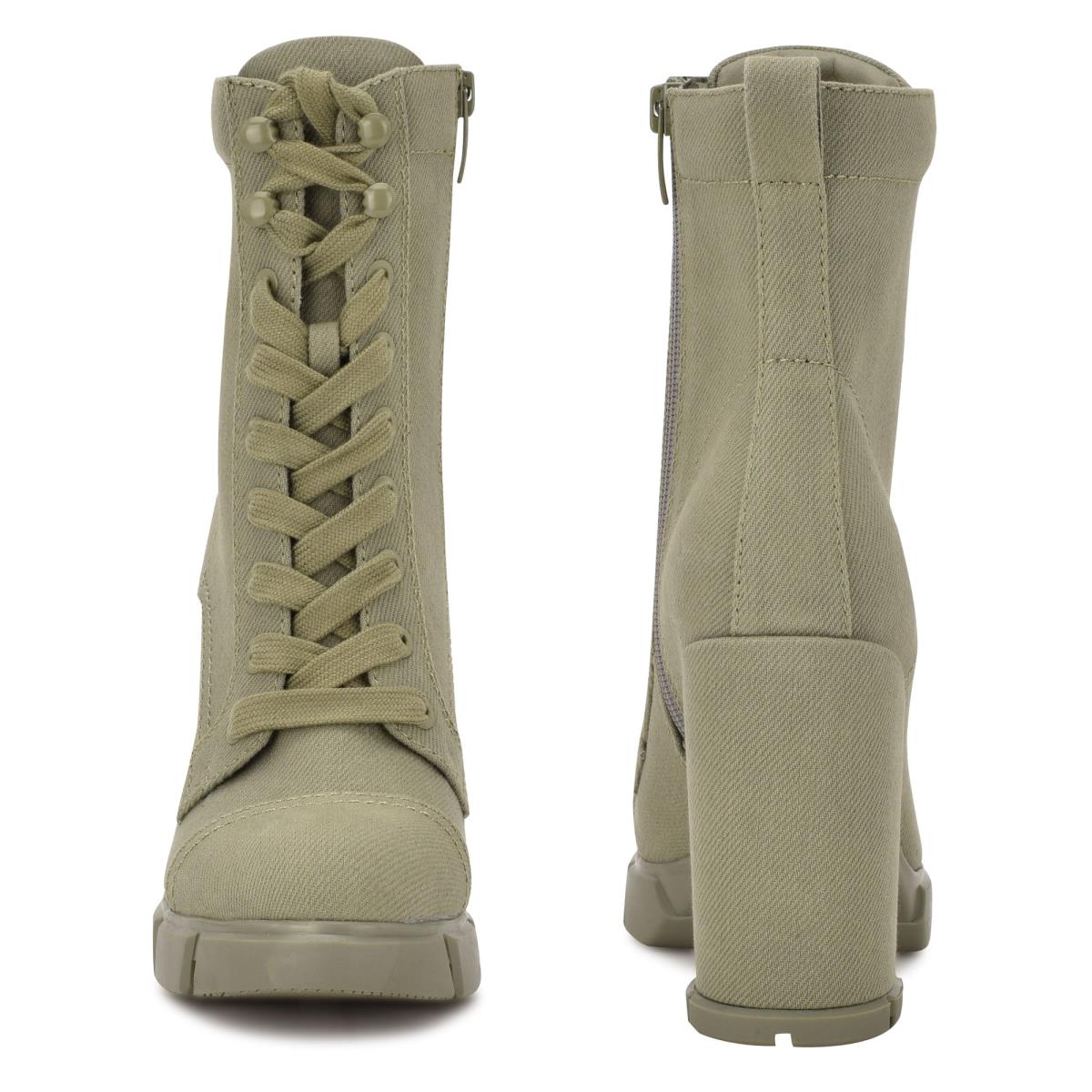 Bottines Nine West Vega Talons Femme Vert Olive | 1508EDCBJ