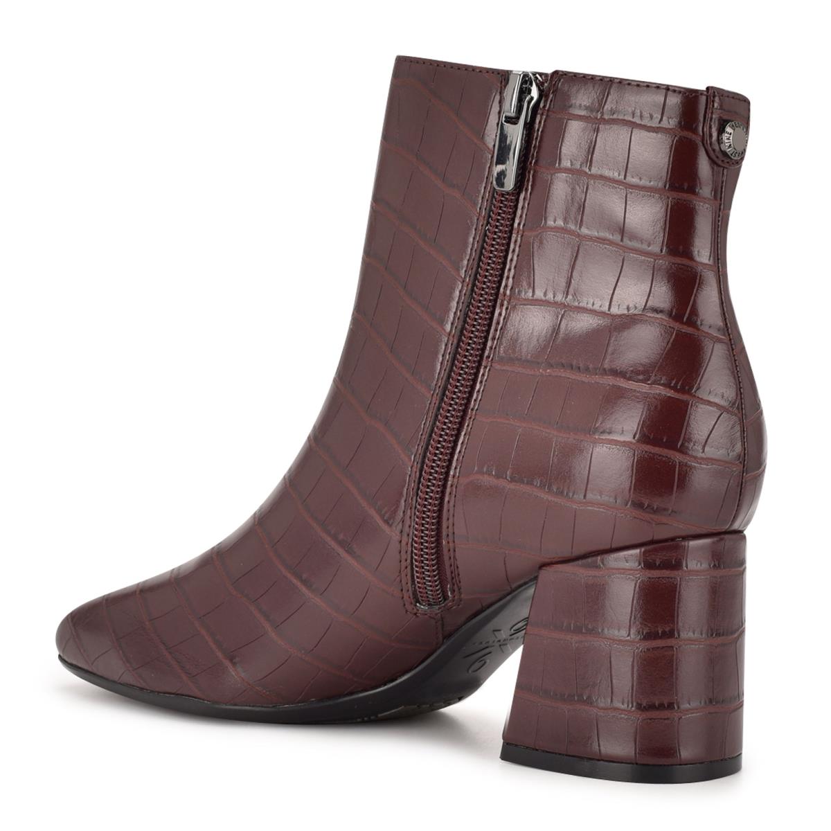 Bottines Nine West Vivy 9x9 Talons Femme Bordeaux | 6245UBDYL