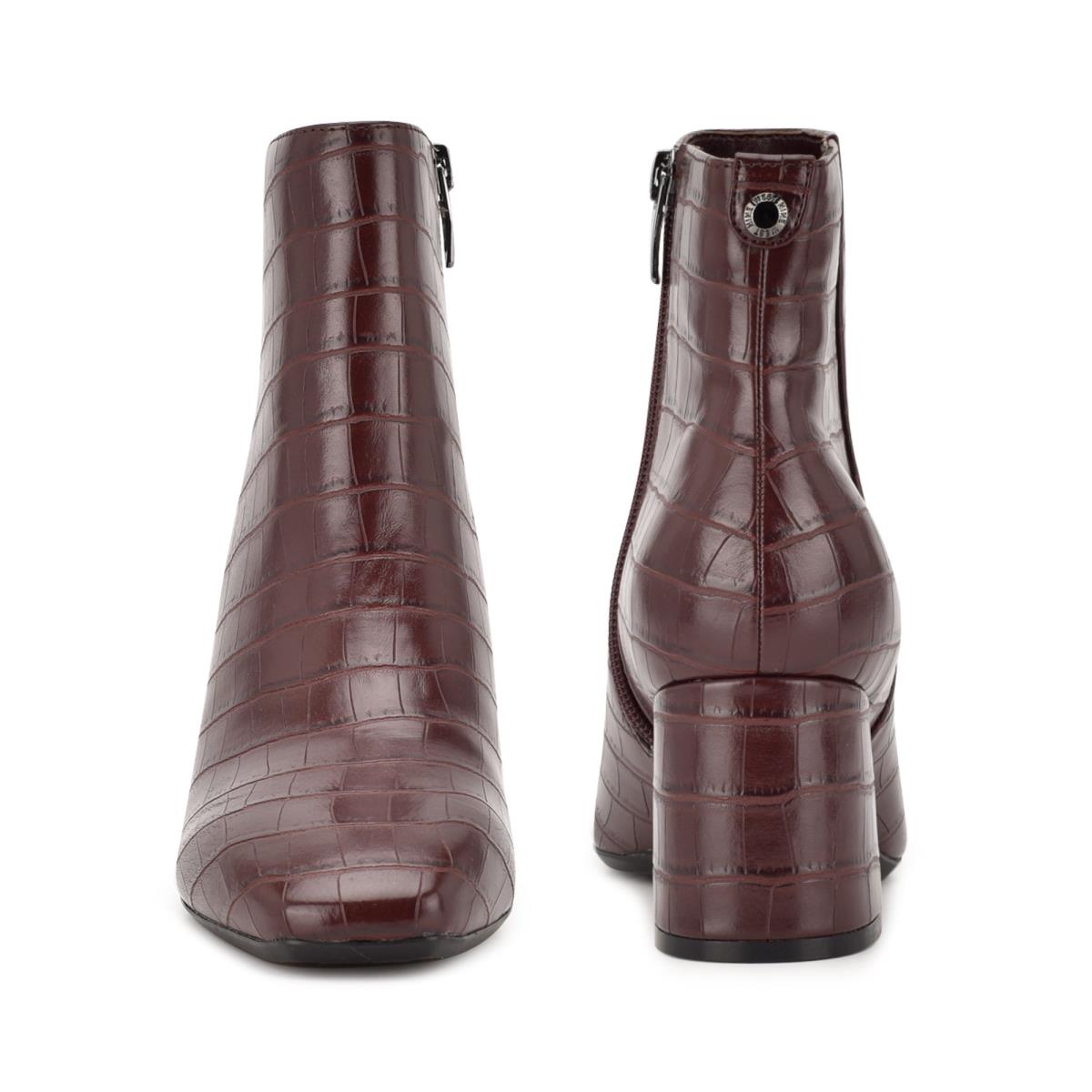 Bottines Nine West Vivy 9x9 Talons Femme Bordeaux | 6245UBDYL