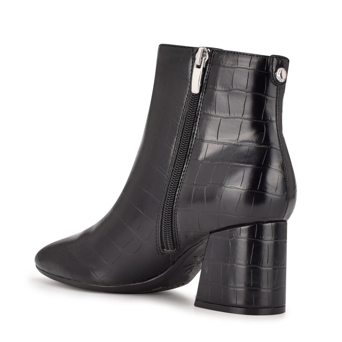 Bottines Nine West Vivy 9x9 Talons Femme Noir | 8035GDFEL