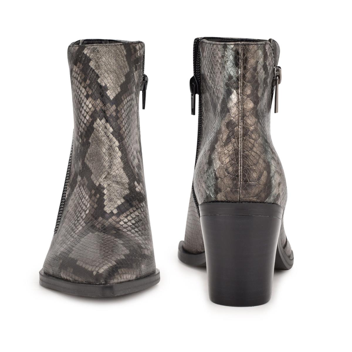 Bottines Nine West Wearit Block Heel Femme Serpent | 0953RNEWS